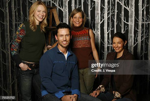 Laura Prepon, Jeffrey Donovan, Joey Lauren Adams, Ashley Judd at the HP Portrait Studio in Park City, Utah