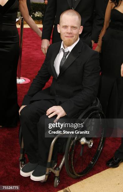 Mark Zupan, star of "Murderball", nominee Best Documentary Feature at the Kodak Theatre in Hollywood, California