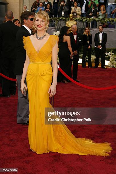 Michelle Williams, nominee Best Actress in a Supporting Role for "Brokeback Mountain" at the The 78th Annual Academy Awards - Arrivals at Kodak...