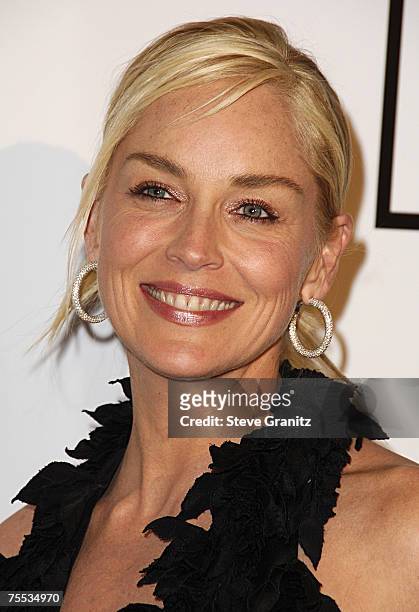 Sharon Stone at the Beverly Hilton Hotel in Westwood, California