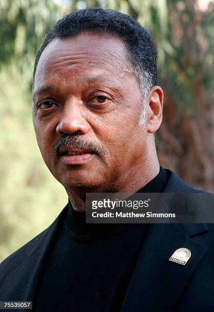 Reverend Jesse Jackson at the Private Residence in Beverly Hills, California