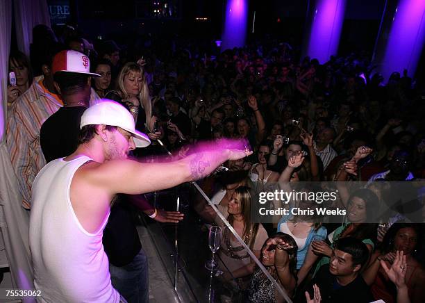 Kevin Federline at the Pure in Las Vegas, Nevada