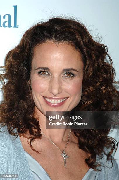 Andie MacDowell at the First Annual Ladies' Home Journal Health Breakthrough Awards - August 2, 2006 at The Roosevelt Hotel in New York, New York.