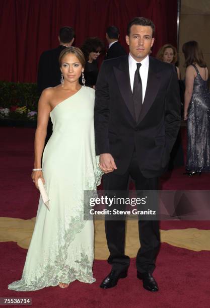 Jennifer Lopez and Ben Affleck at the The Kodak Theater in Hollywood, California