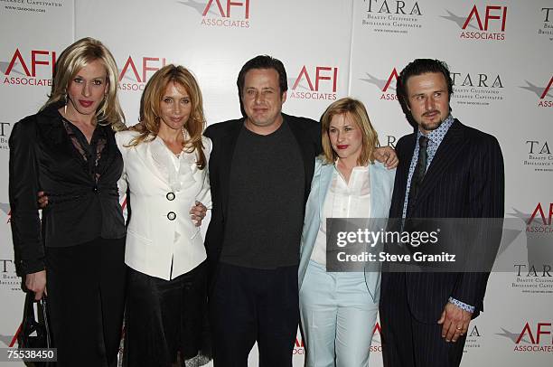 Alexis Arquette, Rosanna Arquette, Richmond Arquette, Patricia Arquette and David Arquette in Los Angeles, California