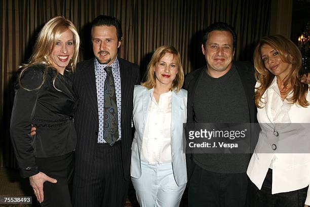 Alexis Arquette, David Arquette, Patricia Arquette, Richmond Arquette and Rosanna Arquette in Los Angeles, California