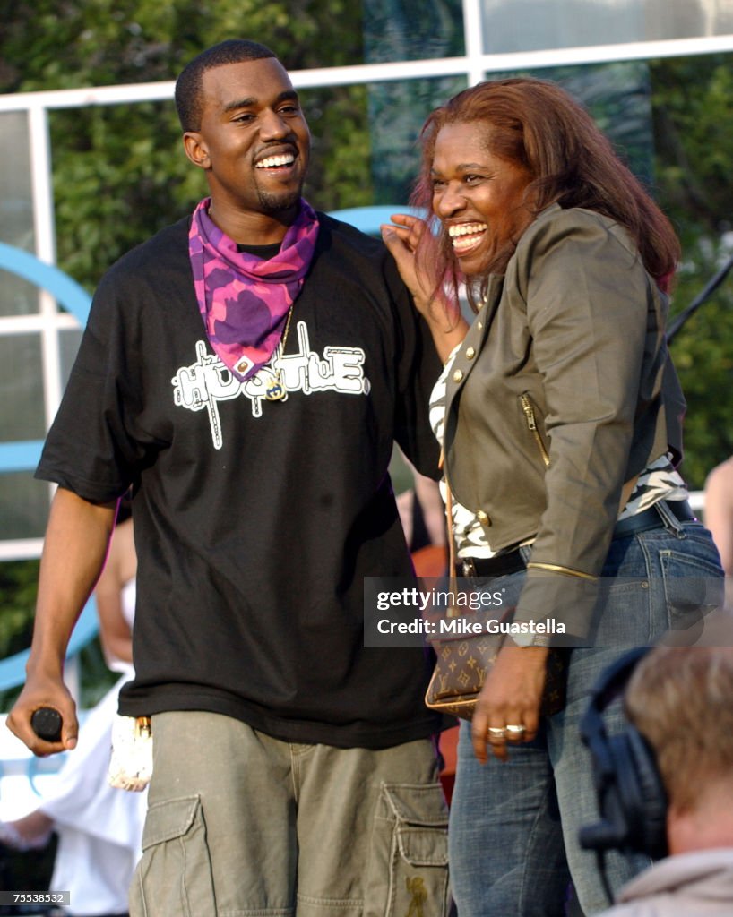 The Ellen DeGeneres Show Taping of "In The Park with Ellen" and Guest Kanye West & Howie Mandel