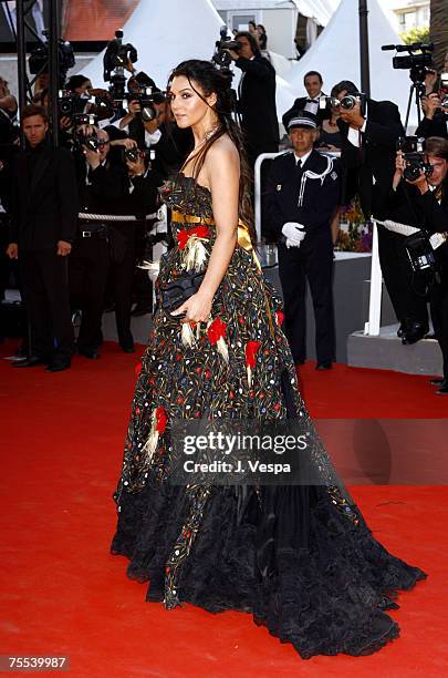 Monica Bellucci at the Palais des Festival in Cannes, France.