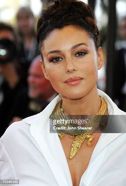 Monica Bellucci at the Palais des Festival in Cannes, France.