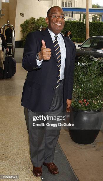 Al Roker at the Renaissance Hotel in Hollywood, California