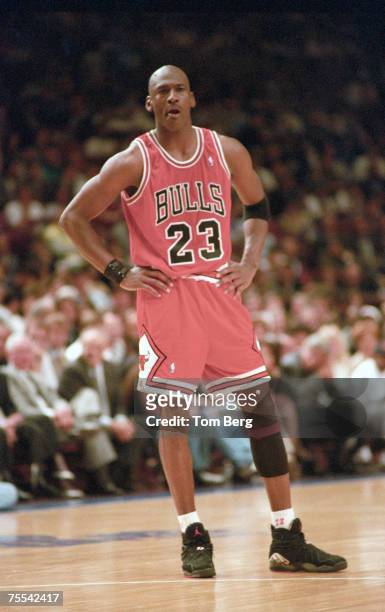Chicago Bulls All-Star forward Michael Jordan file photos.