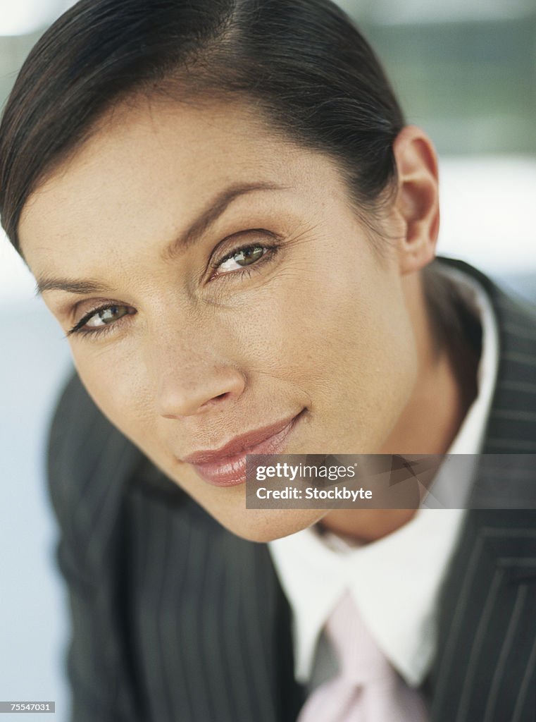 Young businesswoman,portrait,close-up