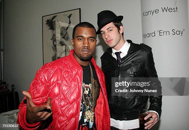 Kanye West and Mark Ronson