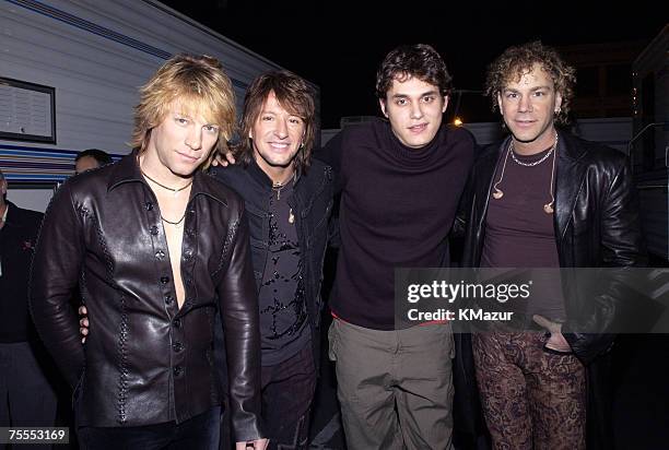 Jon Bon Jovi, Richie Sambora, John Mayer and Dave Bryan