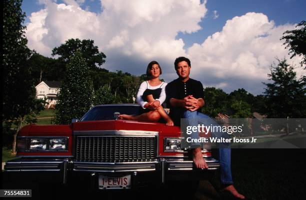 Country singers Vince Gill and wife, Janis Gill, poses for a photo in 1984 in Nashville, Tennessee.