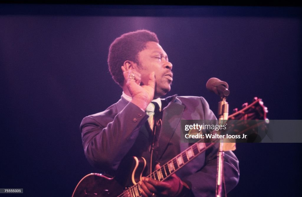 B. B. King Performs in New York