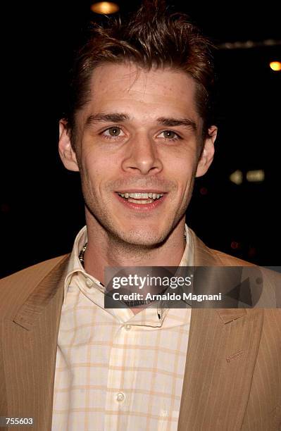 Actor Kenny Doughty attends the premiere of the film "Crush" April 1, 2002 in New York City.