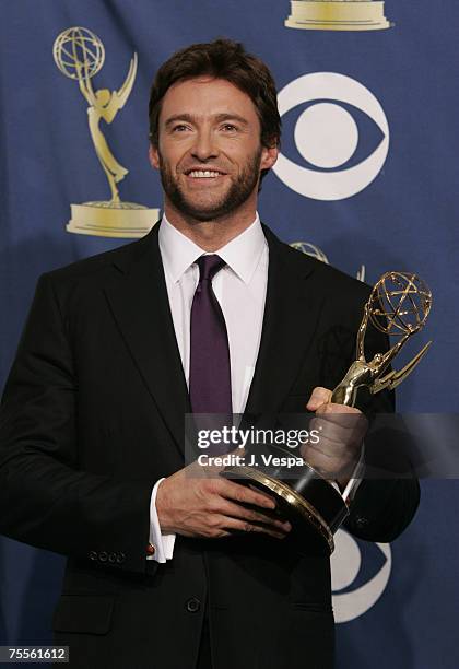 Hugh Jackman, winner Outstanding Individual Performance in a Variety or Music Program for "The 58th Annual Tony Awards"