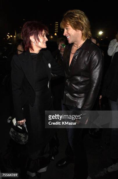 Sharon Osbourne & Jon Bon Jovi