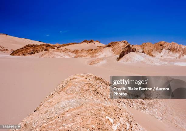 dry desert outside of san pedro de atacama, chile - valle de la muerte stock pictures, royalty-free photos & images