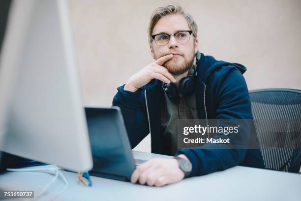 138 Small Business Owner Computer Earbuds Stock Photos, High-Res ...