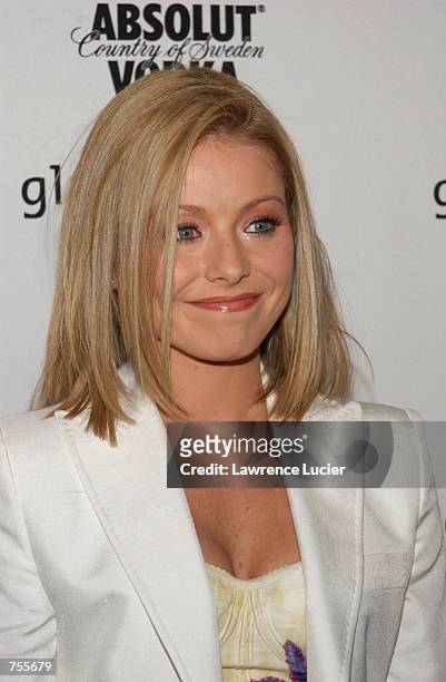 Talk show host Kelly Ripa arrives at the 13th annual GLAAD Media Awards April 1 in New York City. The awards honor individuals and projects in the...