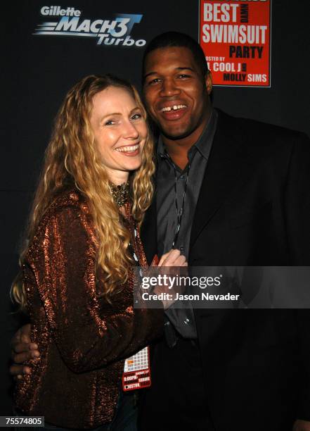 Michael Strahan and wife Jean Strahan