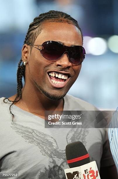 Singer Danny D of Xtreme appears onstage during MTV's Mi Total Request Live at the MTV Times Square Studios on July 17, 2007 in New York City.