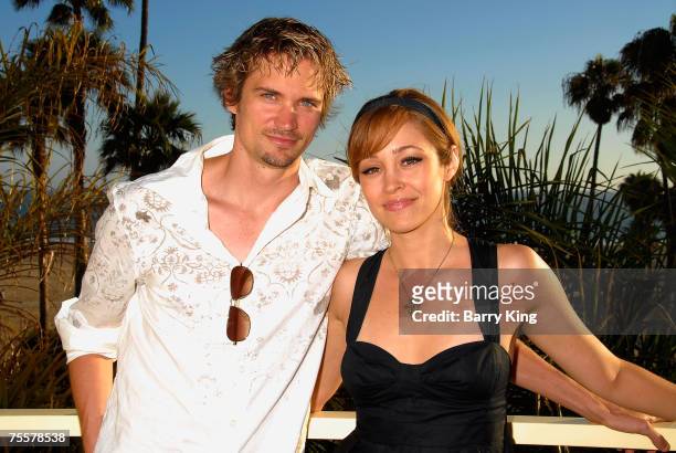 Actor Jesse Warren and actress Autumn Reeser attends the "Our Very Own" DVD release event held at Loew's Santa Monica Beach Hotel on July 19, 2007 in...