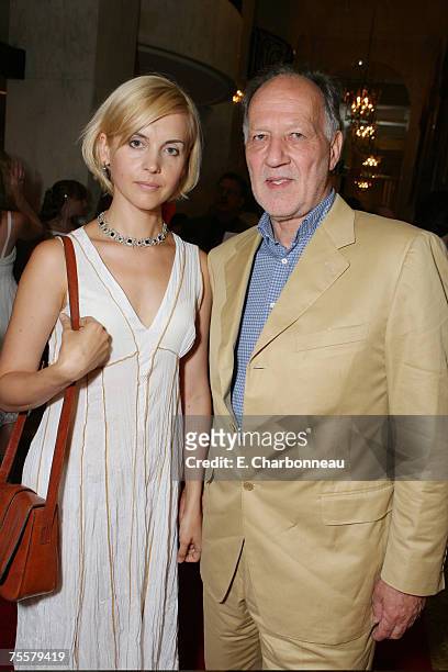 Lena Herzog and Werner Herzog at the Los Angeles Team Mentoring 9th Annual Summer Soiree Celebration honoring MGM Chairman and CEO Harry Sloan held...