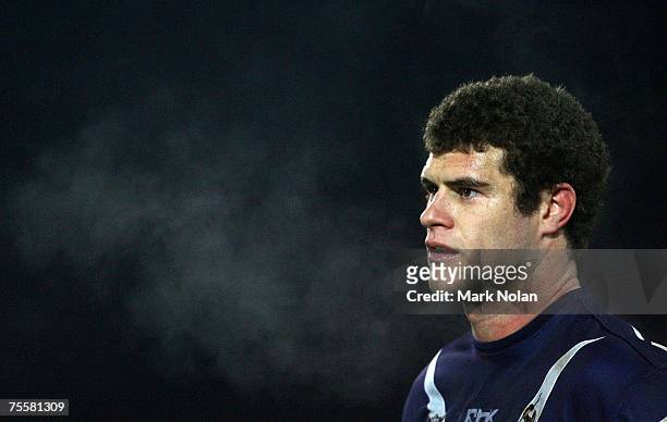 Matt King of the Storm is pictured during the round 19 NRL match between the Melbourne Storm and the Canberra Raiders at Olympic Park July 21, 2007...