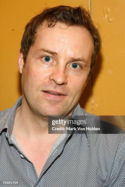 Comedian Ardal O'Hanlon backstage at Club Soda during the Just for Laughs Festival on July 20 in Montreal.