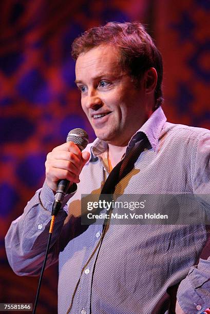 Comedian Ardal O'Hanlon performs at Theatre St. Denis during the Just for Laughs Festival on July 20 in Montreal.