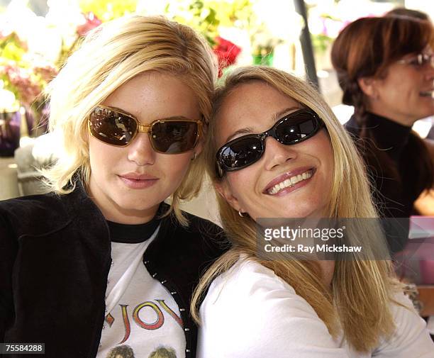 Elisha Cuthbert from "24" wearing Gucci 1407s Sunglasses and Sarah Wynter from "24" wearing Ralph Lauren 879s Sunglasses