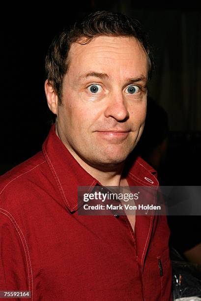 Ardal O'Hanlon backstage at the theatre St. Denis during the Just for Laughs Festival on July 21 in Montreal.