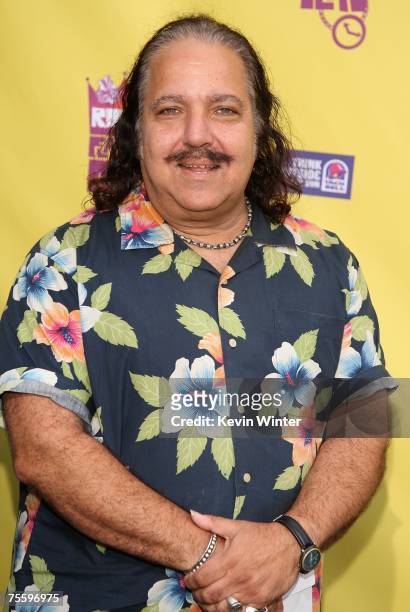 Adult film actor Ron Jeremy arrives at the Comedy Central Roast of Flavor Flav at Warner Bros. Studio Lot, Stage 23 on July 22, 2007 in Burbank,...