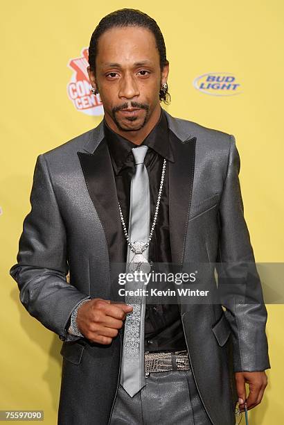 Roast Master Katt Williams arrives at the Comedy Central Roast of Flavor Flav at Warner Bros. Studio Lot, Stage 23 on July 22, 2007 in Burbank,...