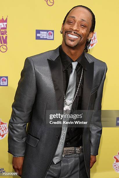 Roast Master Katt Williams arrives at the Comedy Central Roast of Flavor Flav at Warner Bros. Studio Lot, Stage 23 on July 22, 2007 in Burbank,...