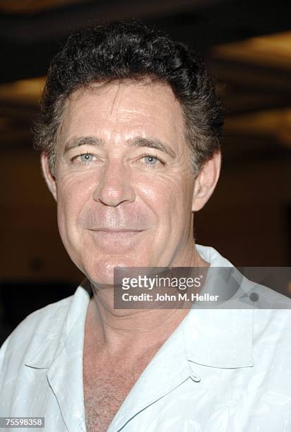 Barry Williams attends the Hollywood Collectors & Celebrities Show at the Burbank Airport Marriott Hotel & Convention Center on July 20, 2007 in...