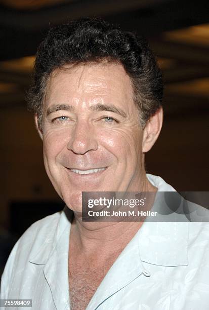 Barry Williams attends the Hollywood Collectors & Celebrities Show at the Burbank Airport Marriott Hotel & Convention Center on July 20, 2007 in...