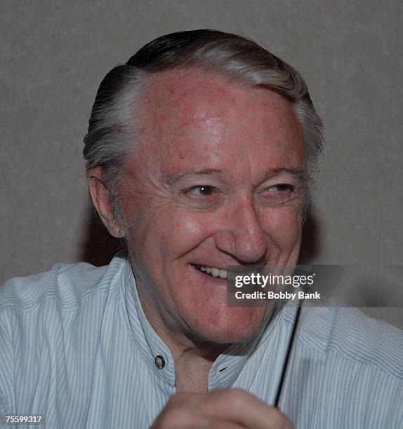 Robert Vaughn attends the Super Comicfest at the Crowne Plaza on July 22, 2007 in Secaucus, New Jersey.