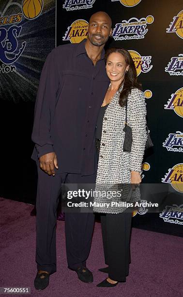 Karl Malone and wife
