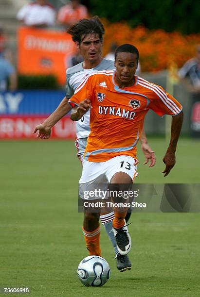 Houston Dynamo Ricardo Clark against FC Dallas on June 3, 2007 at Robertson Stadium in Houston, Texas. Houston won 2 to 1.