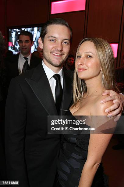 Tobey Maguire and Jennifer Meyer