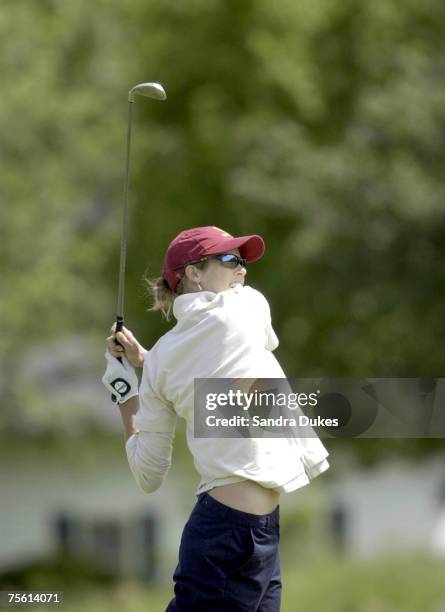 S Anna Rawson in action at the NCAA Division I Women's Golf Championships at the Birck Boilermaker Golf Complex at Purdue University in West...