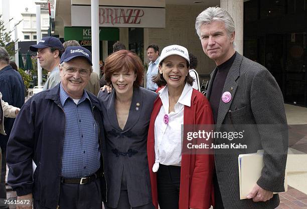 William Daniels, Frances Fisher, Valerie Harper and Kent McCord