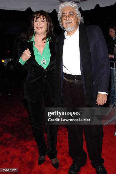 Anjelica Huston and husband Robert Graham