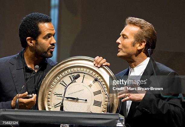 Presenters Doug Davidson and Kristoff St.John of "The Young And The Restless"