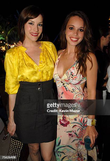 Sisters Liv Tyler and Chelsea Tallarico attend the grand opening of The Cove Atlantis on Paradise Island, Bahamas. Resort magnate Sol Kerzner...