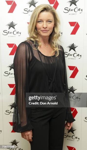 Tammy McIntosh attends the party to celebrate 400 episodes of popular Australian soap "All Saints" at The Astra Bar, Star City on July 25, 2007 in...